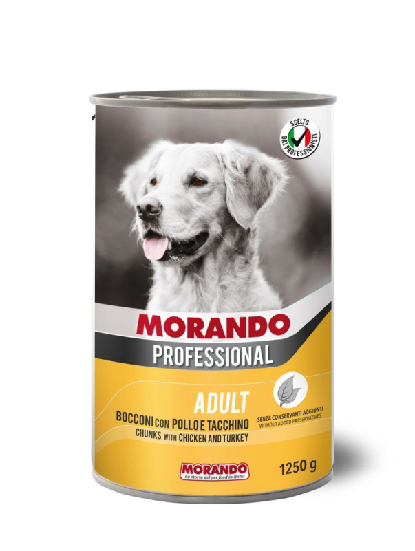 [PC02733] Morando Professional Dog Adult Chunk With Chicken & Turkey 1250g (2), Rs.1,550.00