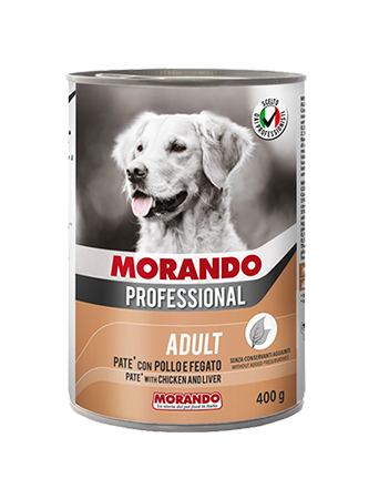[PC04136] Morando Professional Dog Adult Pate With Chicken & Liver 400g (2), Rs.650.00