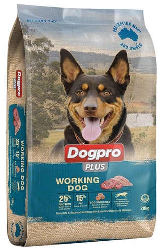 [PC00611] Dogpro Plus Working Dog 20Kg
