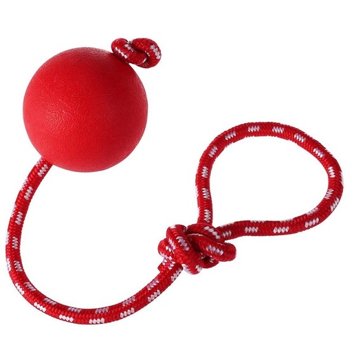 Toy ball rubber with leash - S