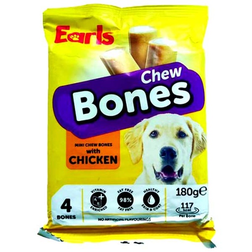 Earls chew bones chicken/beef 180g