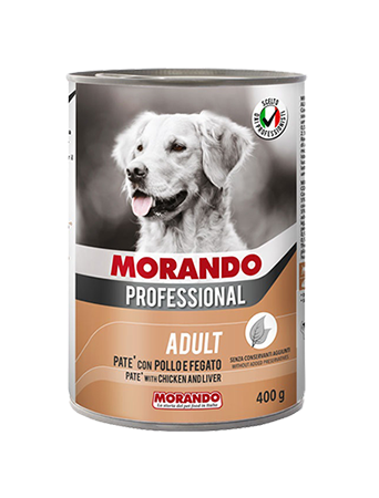 [IR00054] Morando Professional Dog Adult Pate With Chicken & Liver 400g