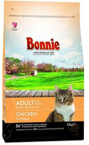 [PC02594] Bonnie Cat Adult Chicken 1.5Kg