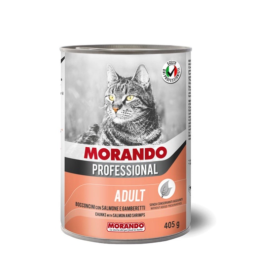 [PC02737] Morando Professional Cat Adult Chunks With Salmon & Shrimp 405g
