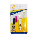 Tooth brush double head 2pcs With Paste