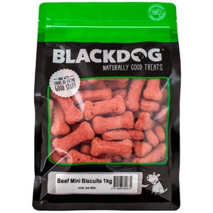 [PC02874] Blackdog Beef Mini Biscuits 1Kg