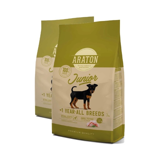 [PC02914] Araton Dog Junior All Breed 3kg