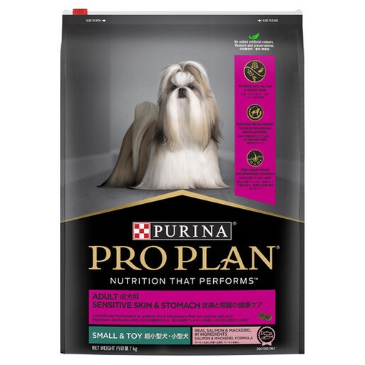 [PC03001] Purina Pro Plan Adult Small & Toy Breed Sensitive Skin & Stomach 2.5Kg