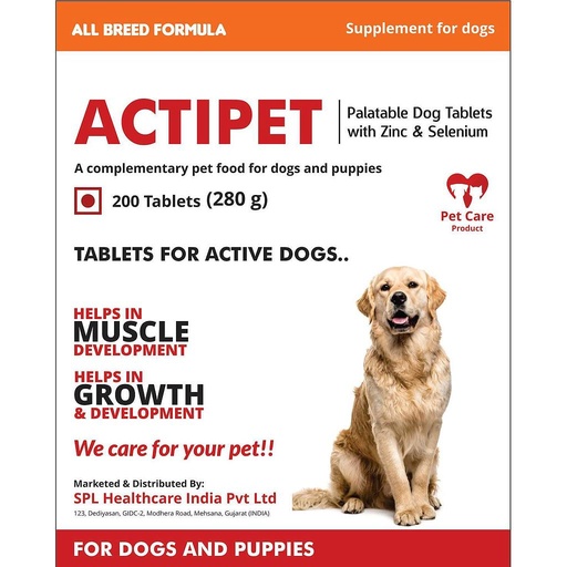 Actipet Tablet 200