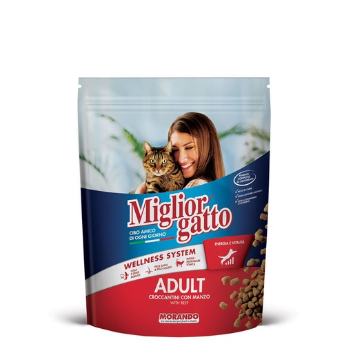 Miglior Gatto Adult Kibbles With Beef 400g