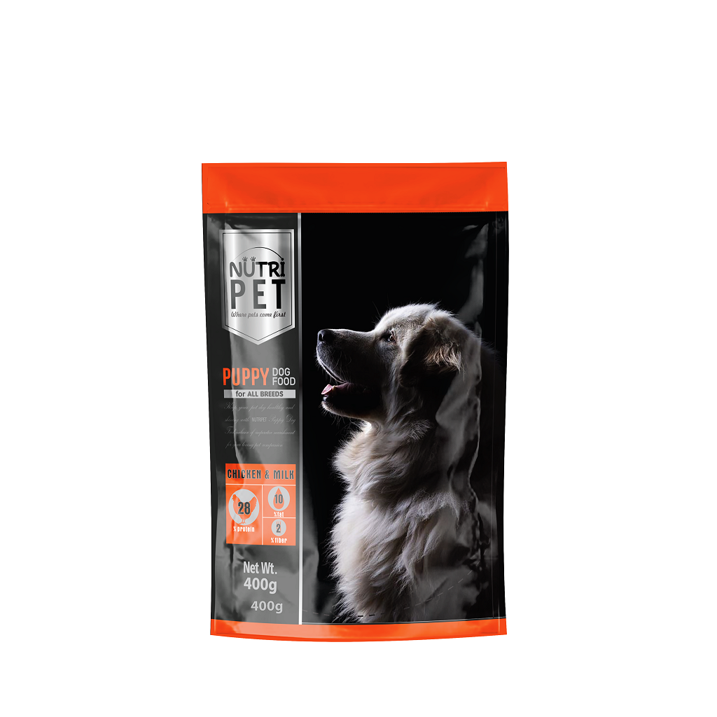 [PC03068] Nutri Pet Puppy Chicken & Milk 400g, Rs.670.00