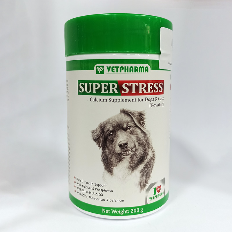 [PC02129] Vetpharma Super Stress Powder 200g, Rs.1,470.00